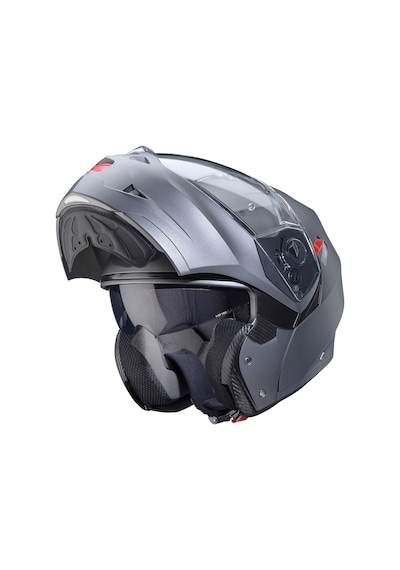 Duke X Tour Çene Açılır Motosiklet Kaskı Mat Titanium Gri