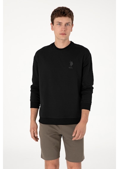 U.s. Polo Assn. Erkek Siyah Sweatshirt 50300048-vr046 Siyah