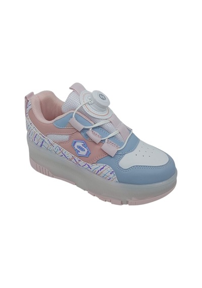 Zerhan Alessio 9625 Kız Çocuk Pudra Işıklı Patenli Tekerlekli Sneaker Spor