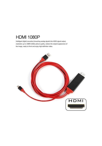 4308 Lightning Hdmi Çevirici Dönüştürücü Tv Kablosu