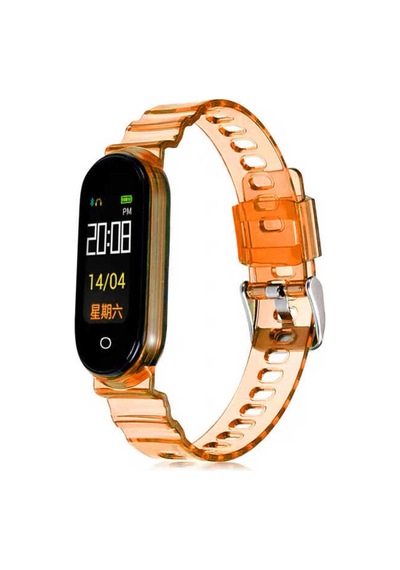 Xiaomi Mi Band 5 Krd-27 Uyumlu Kordon-ckl-turuncu