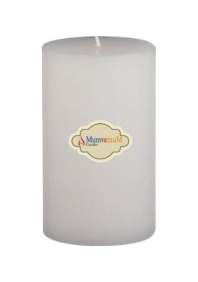 Medium 4 Lü Set Mum Çap 7 Cm Beyaz Beyaz