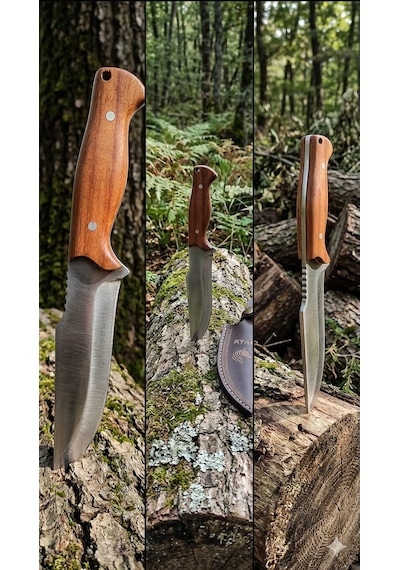 Atak Knives Kamp Bıçağı Ahşap Saplı
