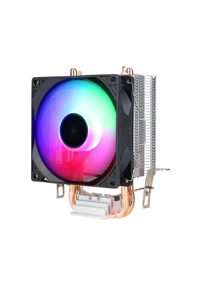 Cold Frost Rgb Fanlı Intel Amd Uyumlu Bakır Borulu Cpu Soğutucu İşlemci Fanı Cold Frost 601 Diğer
