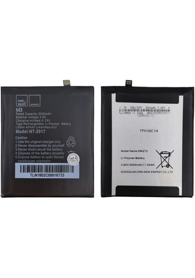 Teknonet Casper Via M3 Uyumlu Nettech 3000 Mah Batarya