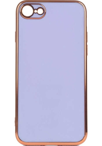 Apple Uyumlu iPhone Se 2020 Kılıf Zore Bark Kenarları Altın Renk Kılıf