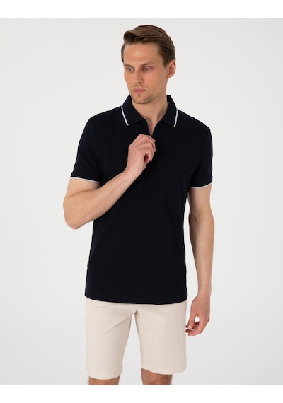 Pierre Cardin Erkek Lacivert Tişört 50307516-vr033 Lacivert