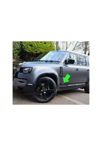 Land Rover Defender V8 Gri Bagaj Çamurluk Yazı Logo Arma