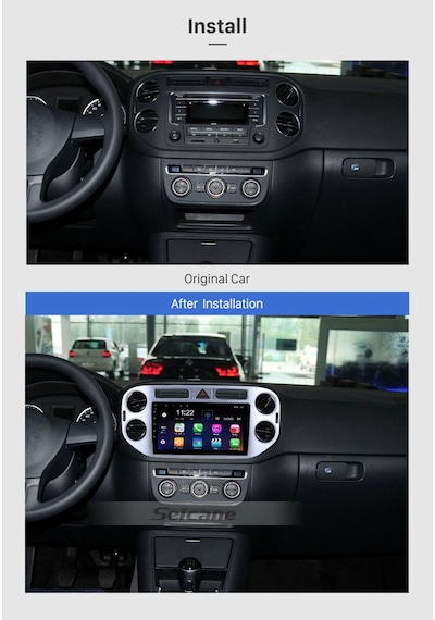 Vw Tıguan 2010+ Uyumlu Multimedya Navigasyon Usb Kamera Carplayer 4 Ram