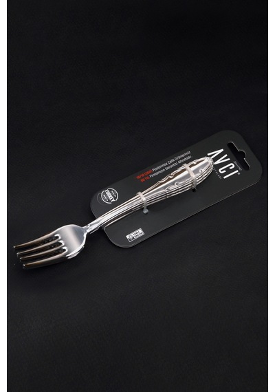 Avcı Hürrem 6 Adet Yemek Çatalı 18/10 Paslanmaz Çelik 2.5 Mm Gümüş