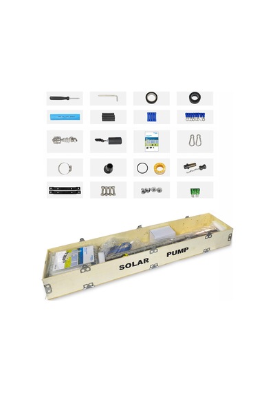 Hegel - İnges 2200 Watt Güneş Enerjili Dc Pompa - 3 Hp Solar Dalgıç Pompa - 4ush2200-210/11h