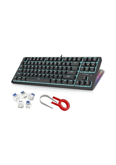 E-yooso K620 Mavi Switch Kablolu Mekanik Klavye