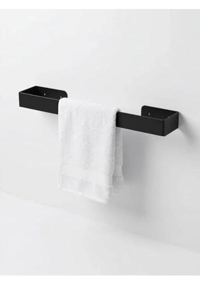 40 Cm Uzunluğunda Yapışkanlı Metal Havlu Askısı, Banyo Ve Mutfak İçin 12 Izgara