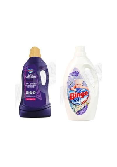 Bingo Giysi Şampuanı 3 L + Soft 3lt 2'li Set Diğer