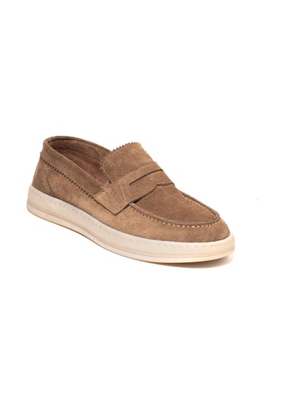 Biscuit Suede Oxford Klasik Erkek Ka-26y-c27606 John May Formal Biscuit Suede