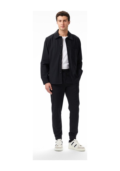 Nautica Erkek Siyah Regular Fit Gömlek Düz W57700t Siyah