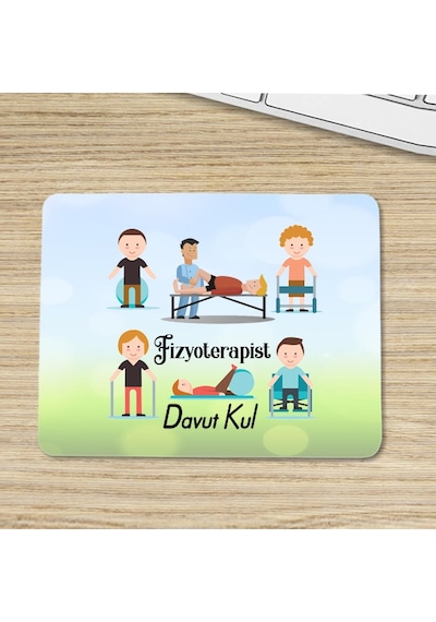 Fizyoterapiste Özel Isimli Mouse Pad