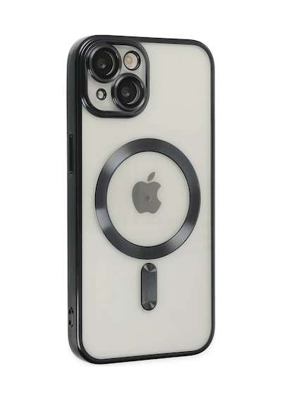 Newface Apple iPhone Uyumlu  14 Kılıf Kross Magneticsafe Kapak Siyah