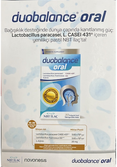 Nbt Life Duobalnce Oral 30 Pastil Ağız Koku- Diş Eti- Larenjit