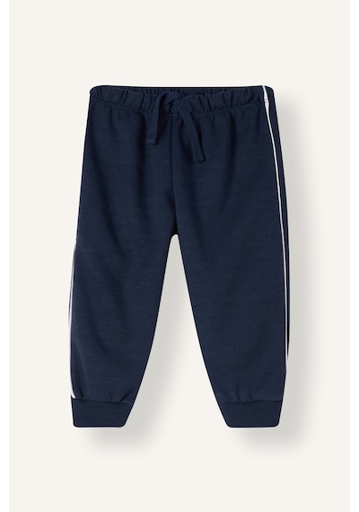 Defacto 2li Takım Baskılı Fermuarlı Sweatshirt Eşofman Altı Erkek Bebek I0150a526aunv256 Lacivert-nv256
