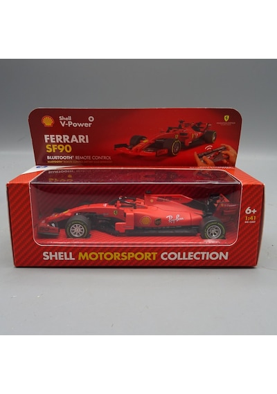 Bburago 1:41 Ferrari Sf90 Uzaktan Kontrol Işıklı Metal Model Araba Diecast Shell X Ferrari