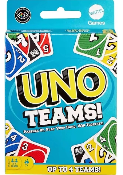 Yeni Uno Çevirme Masa Oyunu Uno Skıp Bo Kartları Takımlar Kart Oyunu Çok Uno Teams