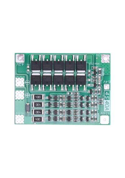 4s 40a Li-ıon Lityum Pil 18650 Şarj Pcb Bms Koruma Kartı
