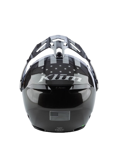 Klim X1 Alpha Carbon Patroit Korumalı Adv Kask Metalik Siyah
