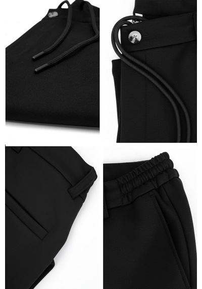 Goffra Erkek North Esnek Relaxed Beli Lastikli Jogger Pantolon Siyah M702-r0311-04 Siyah