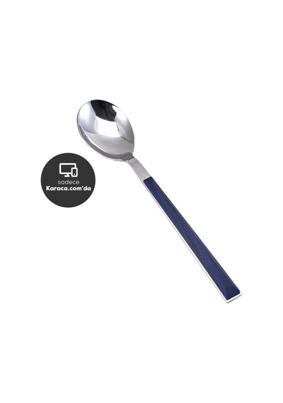 Karaca Salzburg Tekli Tatlı Kaşığı 15 Cm İndigo Çok Renkli