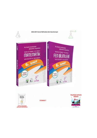 Karekök 6. Sınıf Matematik Fen Bilimleri Konu 2 Kitap Seti