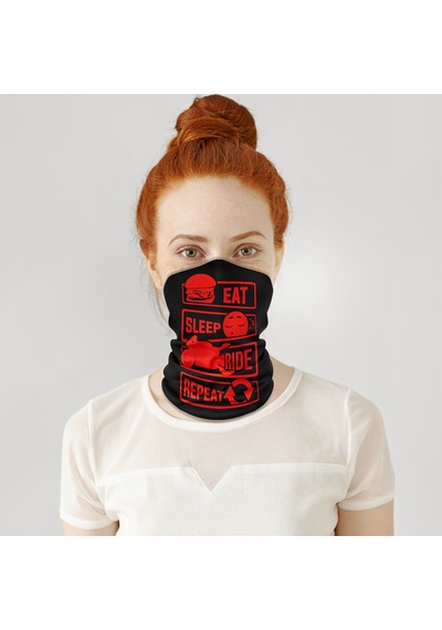 Daırb0084 - Çok Amaçlı Bandana Motosiklet Boyunluk Balaklava Outdoor Yüz Maskesi Kayak Maskesi Çok Renkli