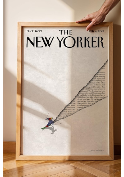 The New Yorker Çerçeveli Tablo February 4 2013