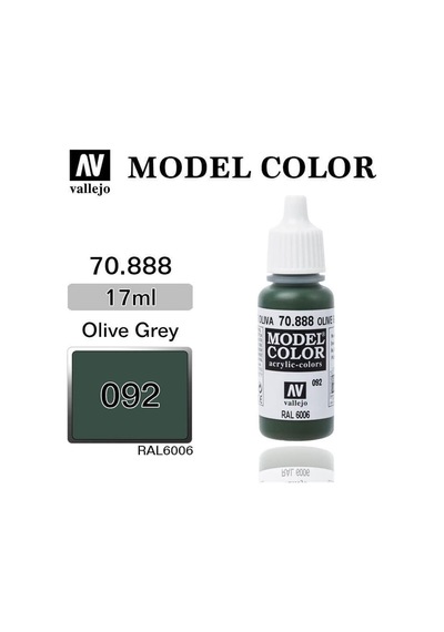 Vallejo 70888 18 Ml. 92 Olive Grey-matt, Model Color Serisi Model Boyası-31670
