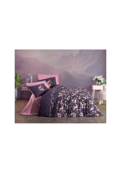 Cozy Home Feminen Tek Kişilik Nevresim Takımı Alessa Pembe Çok renkli