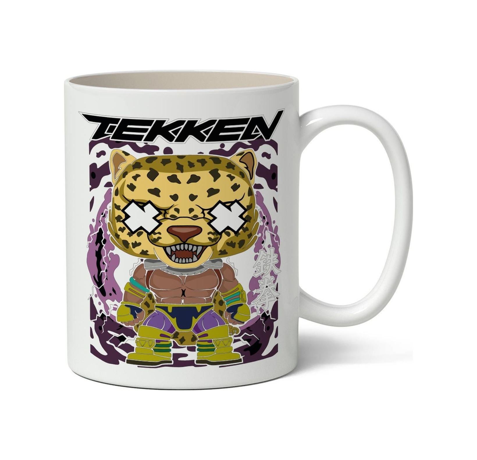 Tekken Noltajli Temalı Baskılı Kişiye Özel Kupa Bardak - Sevgiliye Arkadaşa Hediye Beyaz