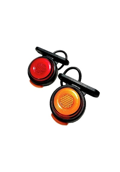 Neon Ledli Takoz Lamba 12-24 Volt Sarı-kırmızı 2 Adet