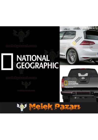 2 Adet National Geographic Oto Sticker, Araba Stickerı