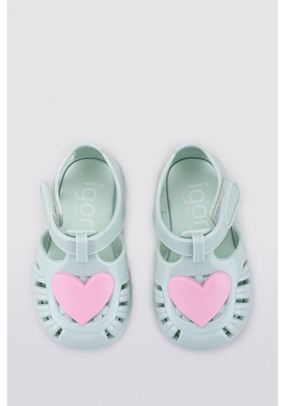 Igor Tobby Gloss Love Çocuk Sandalet Yesil