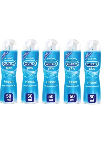 Durex Play Hisset Kayganlaştırıcı Jel 50 ml x 5 Adet