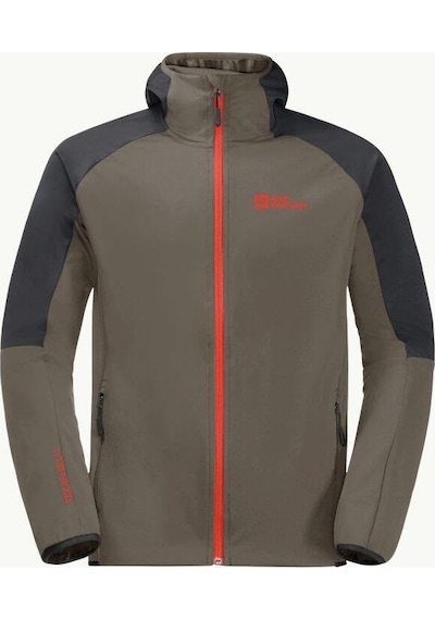 Jack Wolfskin 1306922-5719 Feldberg Hoody M Erkek Softshell Ceket 001