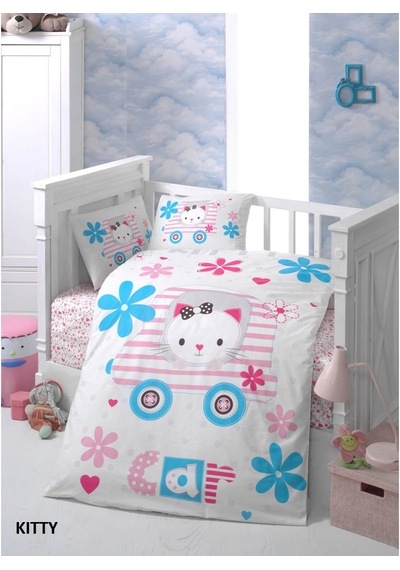 Komfort Home Bebek Uyku Seti %100 Pamuk (Yorgan Ve +2 Yastıklı) (425387476)