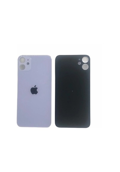 Apple, Uyumlu iPhone 11 Arka Pil Kapağı Bighole Mor