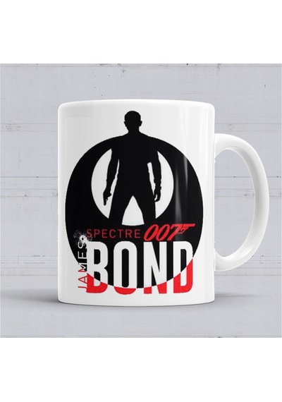 007 James Bond Kupa Bardak Porselen No36058 Karışık