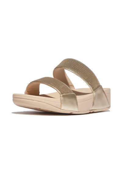 675 Platino Espadril / Keten Kadın Jf2 Fitflop Lulu Sequın Slıdes 675 Platino Altın