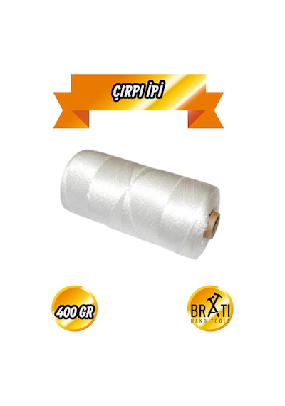 Çırpı İpi Duvarcı Sıvacı İnşaat Naylon Duvar İpi Uçurtma İpi 200 Gr 2 Adet