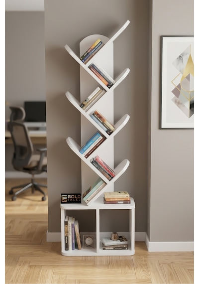 Kitaplık Modern Dekoratif Kitap Rafı Çok Katlı Kitap Standı Ofis Organizer Yaprak 7062 Ttaverten Beyaz Kitaplık Modern Dekoratif Kitap Rafı Çok Katlı Kitap Standı Ofis Organizer Yaprak 7062 Ttaverten Beyaz
