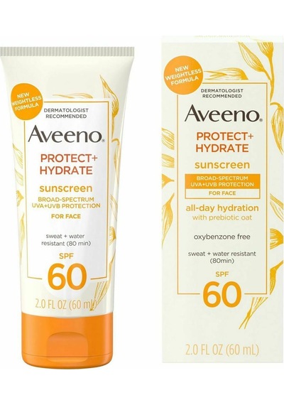 Aveeno Protect + Hydrate SPF60 Yüz İçin Güneş Kremi 60 ML