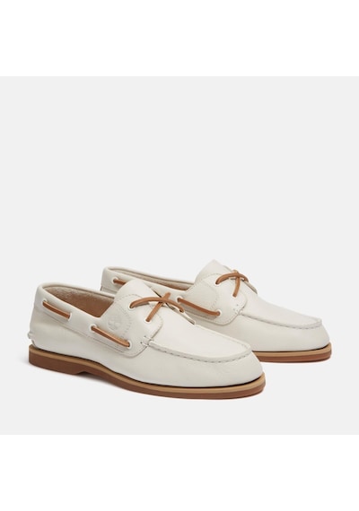Timberland Classic Boat Boat Shoe Kadın Krem Tekne Ayakkabısı Tb0a2q9xetd1
