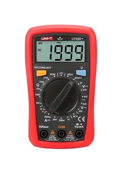 Unit Ut33d+ 600v 10a Dijital Multimetre Ölçü Aleti
